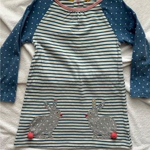 Baby Boden Easter Bunny Dress 3-4